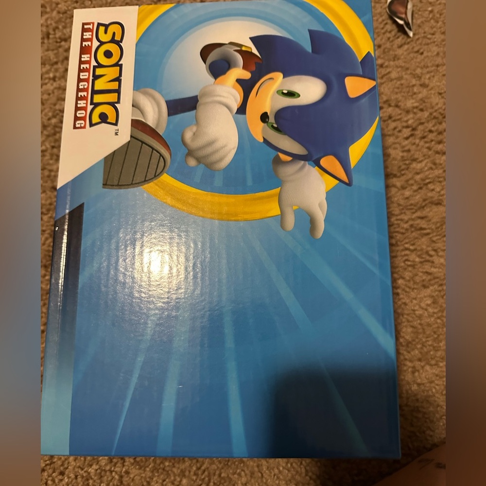 Sonic the Hedgehog Kids High-Top Sneakers - Blue and sleepers bundle - Picture 2 of 15